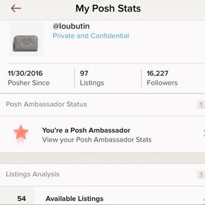 I’m posh Ambassador ❤️